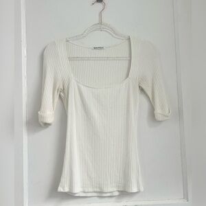 Reformation Leanne Top in
Ivory - Size L